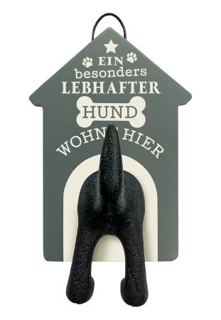 Leinenhalter Besonders lebhaft grau
